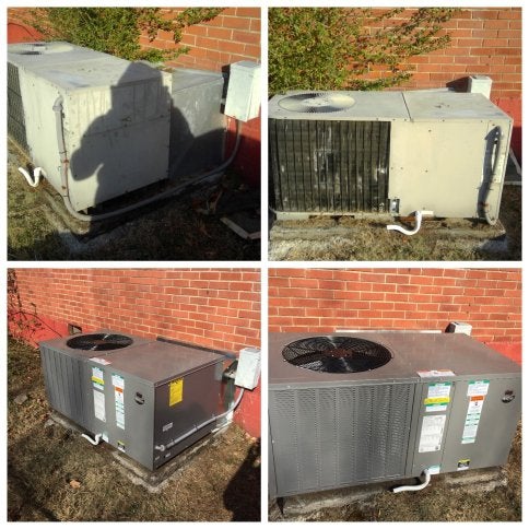 Before/after HVAC Fixes by Quality Heating & Air LLC